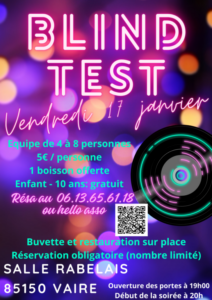 Soirée BLIND TEST